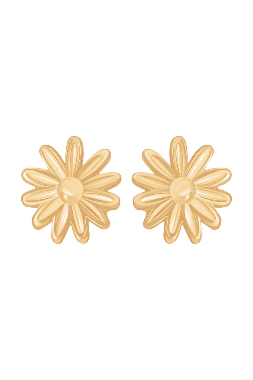 Lilou cercei placați cu aur Flowers 125/6/KOL/E/PO