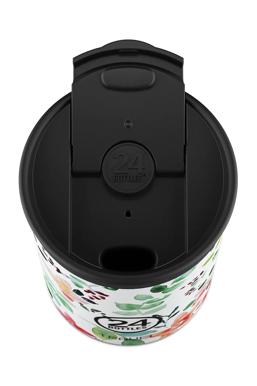 Термокружка 24bottles Travel Tumbler 350 ml Little Buds цвет белый Travel.350.LittleBuds Термокружка 24bottles Travel Tumbler 350 ml Little Buds цвет белый Travel.350.LittleBuds