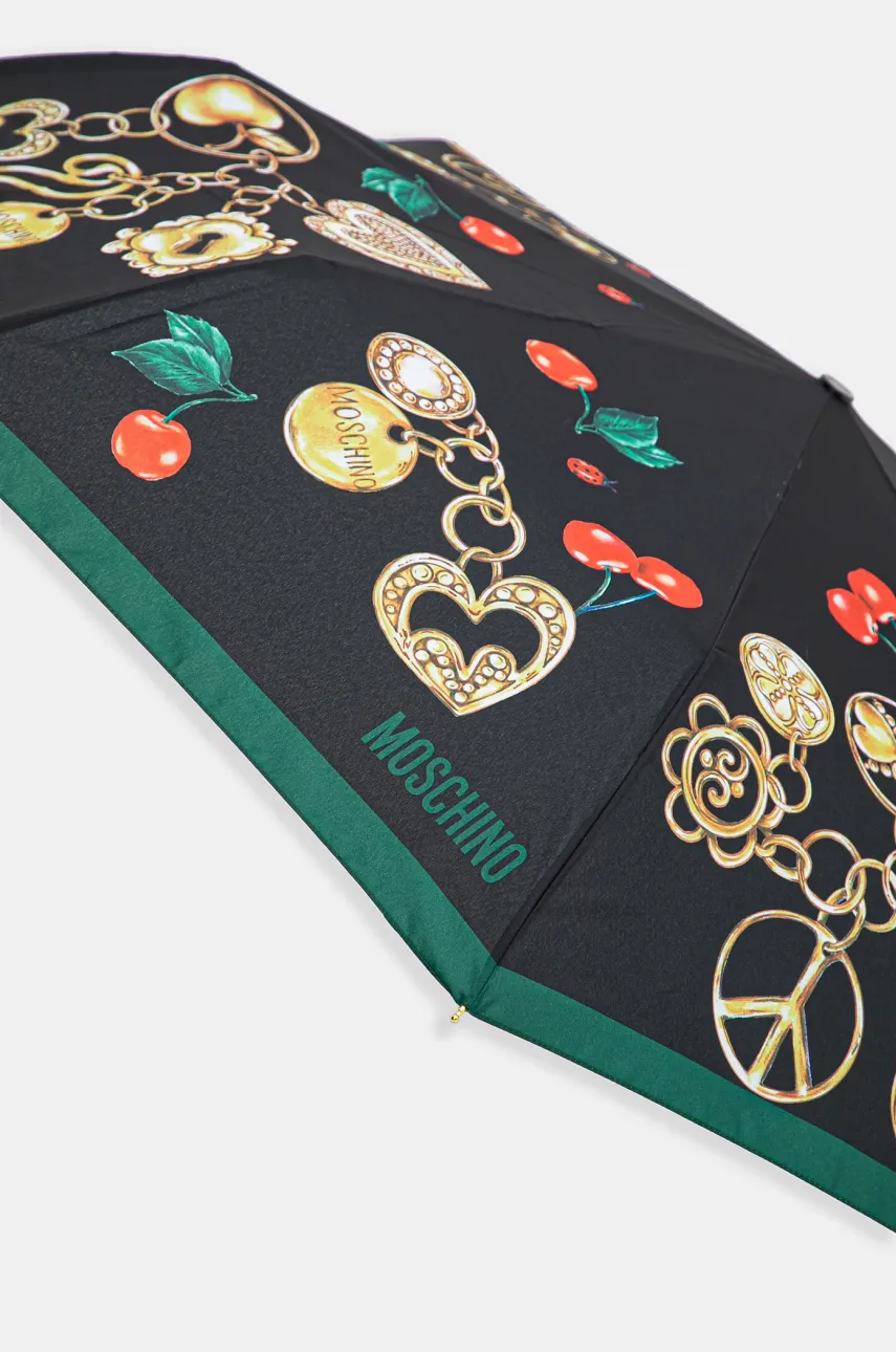 Зонтик Moschino цвет чёрный 8990 Зонтик Moschino цвет чёрный 8990