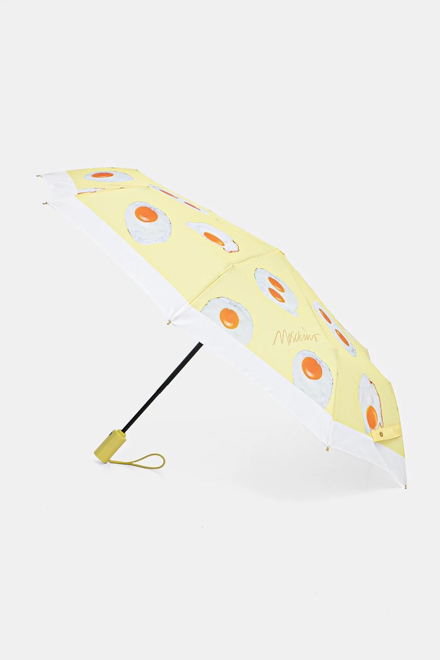 Levně Deštník Moschino žlutá barva, 8964