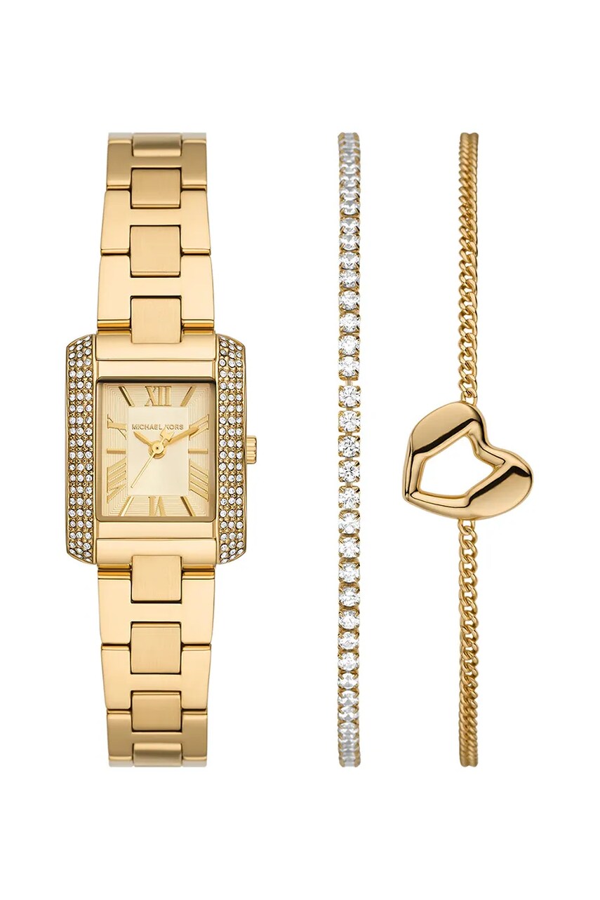 Michael Kors ceas si bratari culoarea auriu, MK7510SET