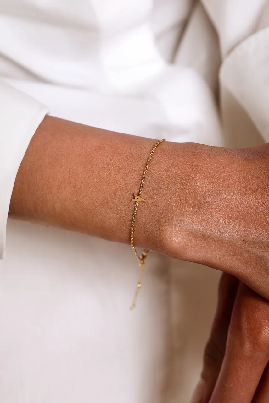 Βραχιόλι από επιχρυσωμένο ασήμι Design Letters 90501010A φωτογραφία