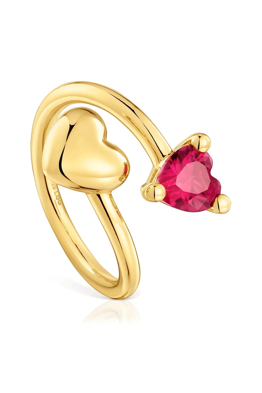 Tous inel de argint placat cu aur 11