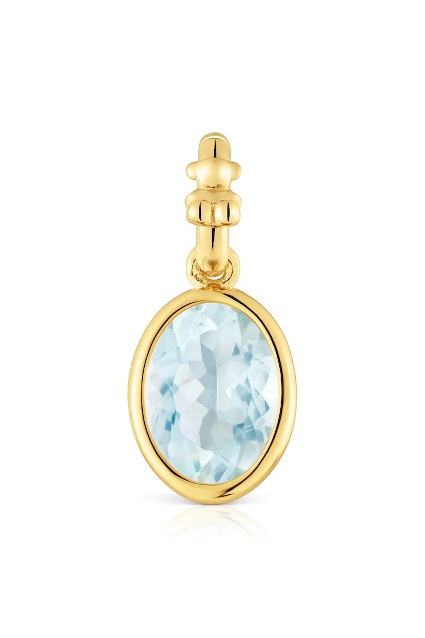 Μενταγιόν Tous από επιχρυσωμένο ασήμι με χρυσό