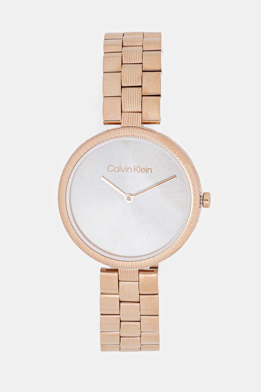 Levně Hodinky Calvin Klein zlatá barva, 25100013