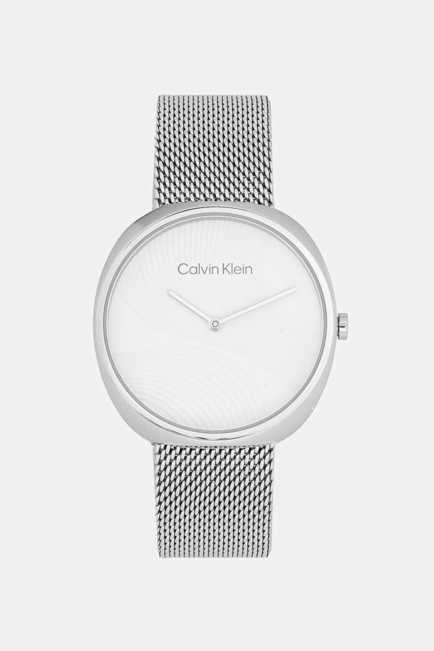 Levně Hodinky Calvin Klein stříbrná barva, 25200245