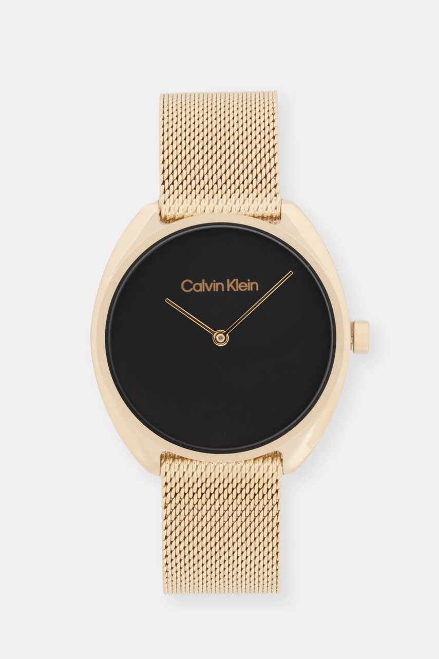 Levně Hodinky Calvin Klein zlatá barva, 25200271