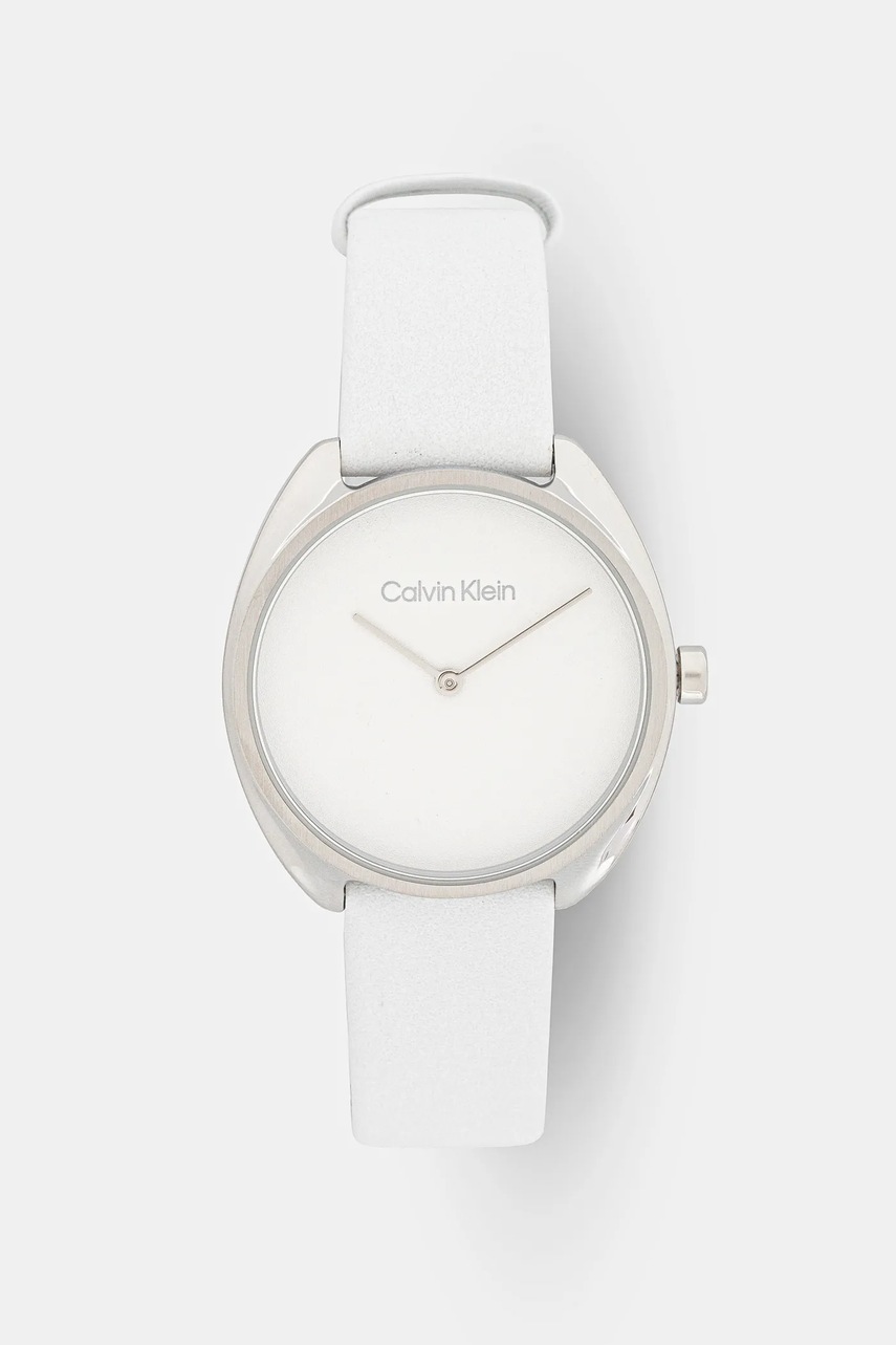 

Часовник Calvin Klein дамски в бяло 25200274, Бял