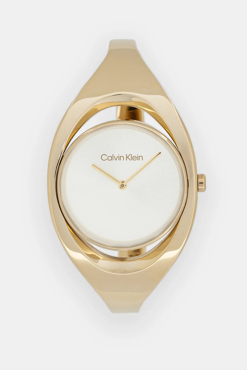 Hodinky Calvin Klein zlatá barva, 25200422