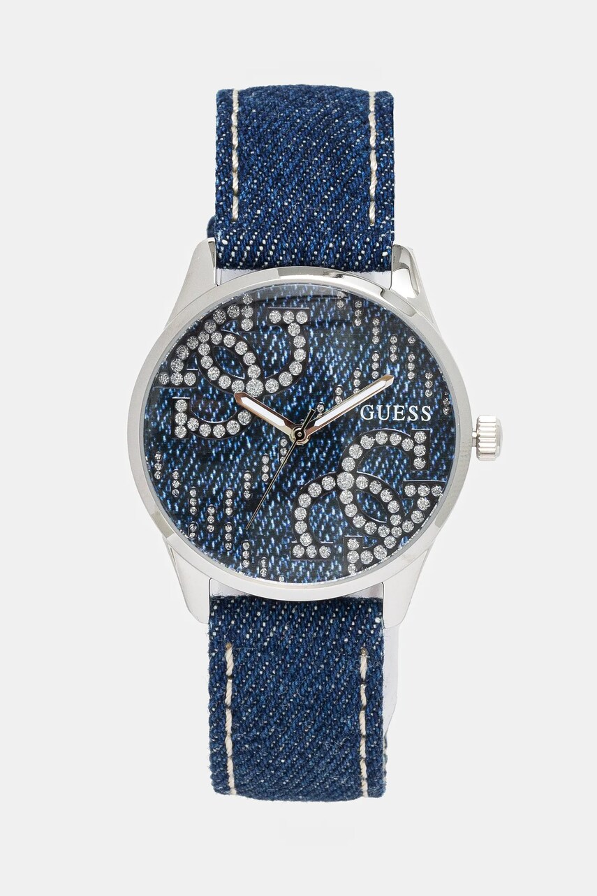 Levně Hodinky Guess modrá barva, GW0755L1