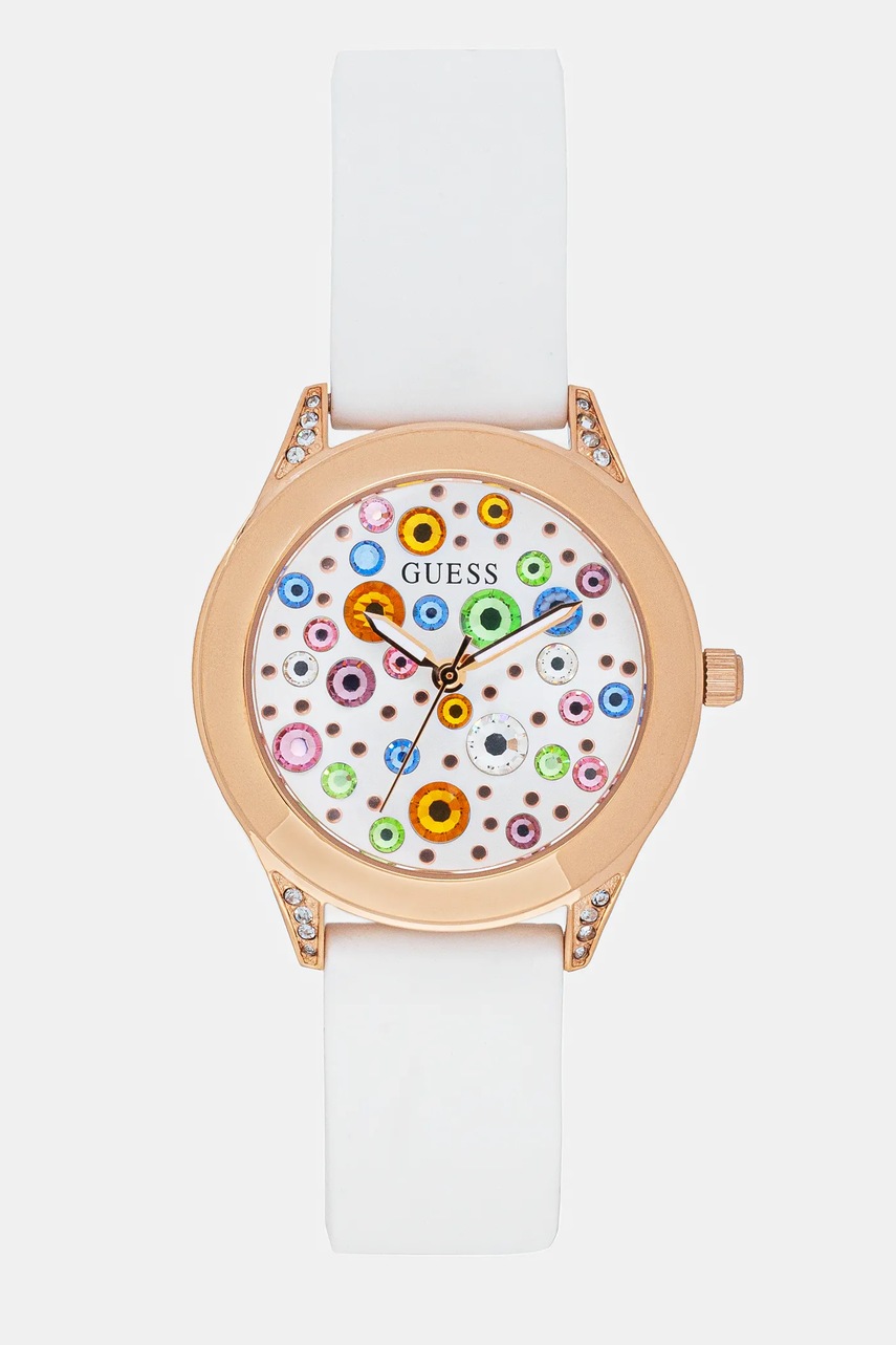 

Часовник Guess дамски в бяло GW0678L4, Бял
