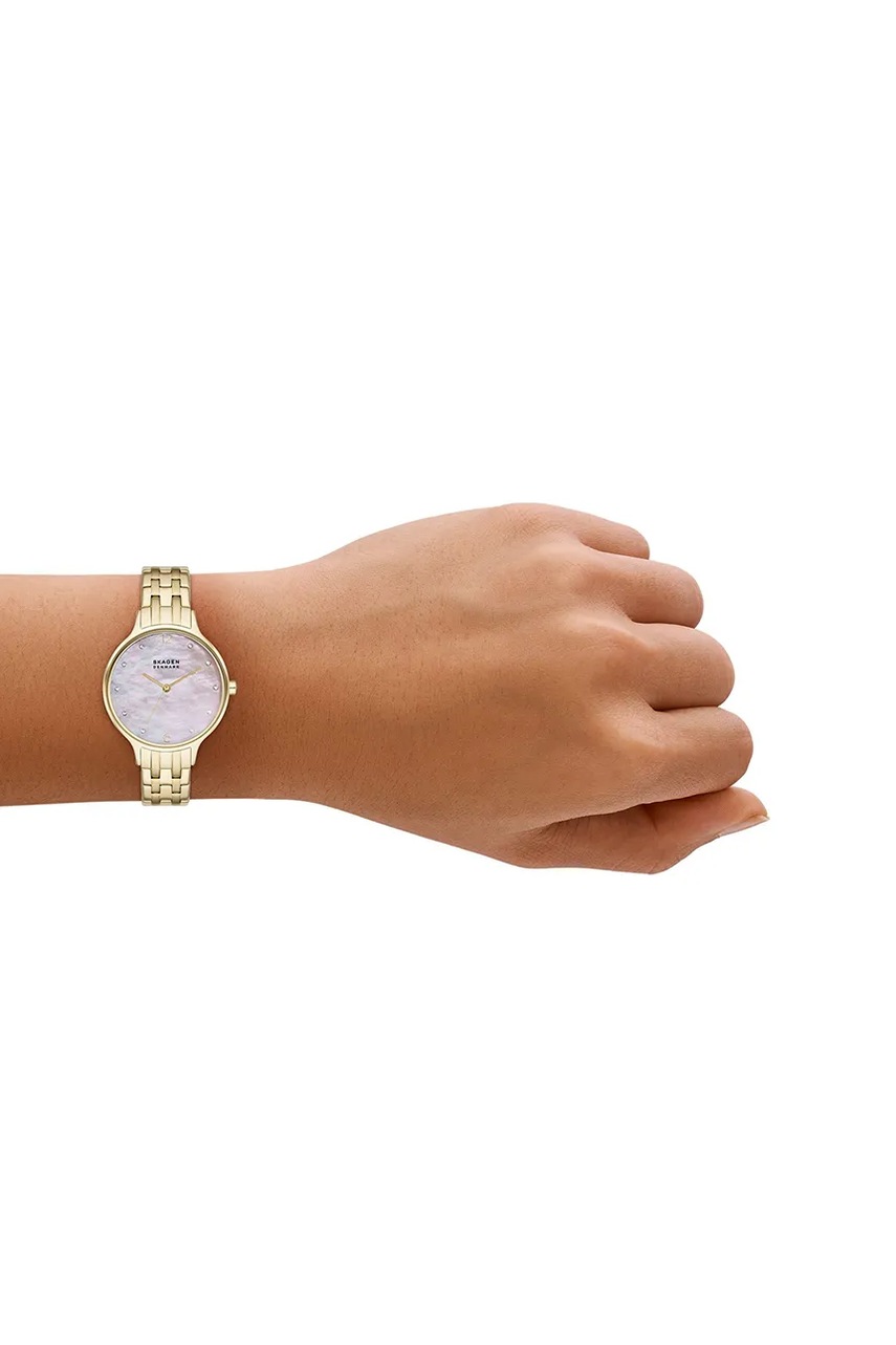 Ρολόι Skagen ANITA LILLE χρώμα: χρυσαφί, SKW3165 φωτογραφία