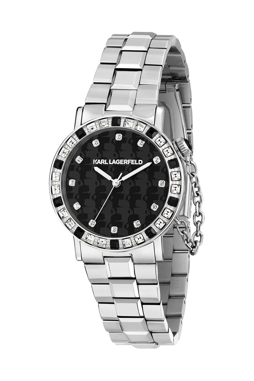 Karl Lagerfeld ceas femei, culoarea argintiu, R0553100502