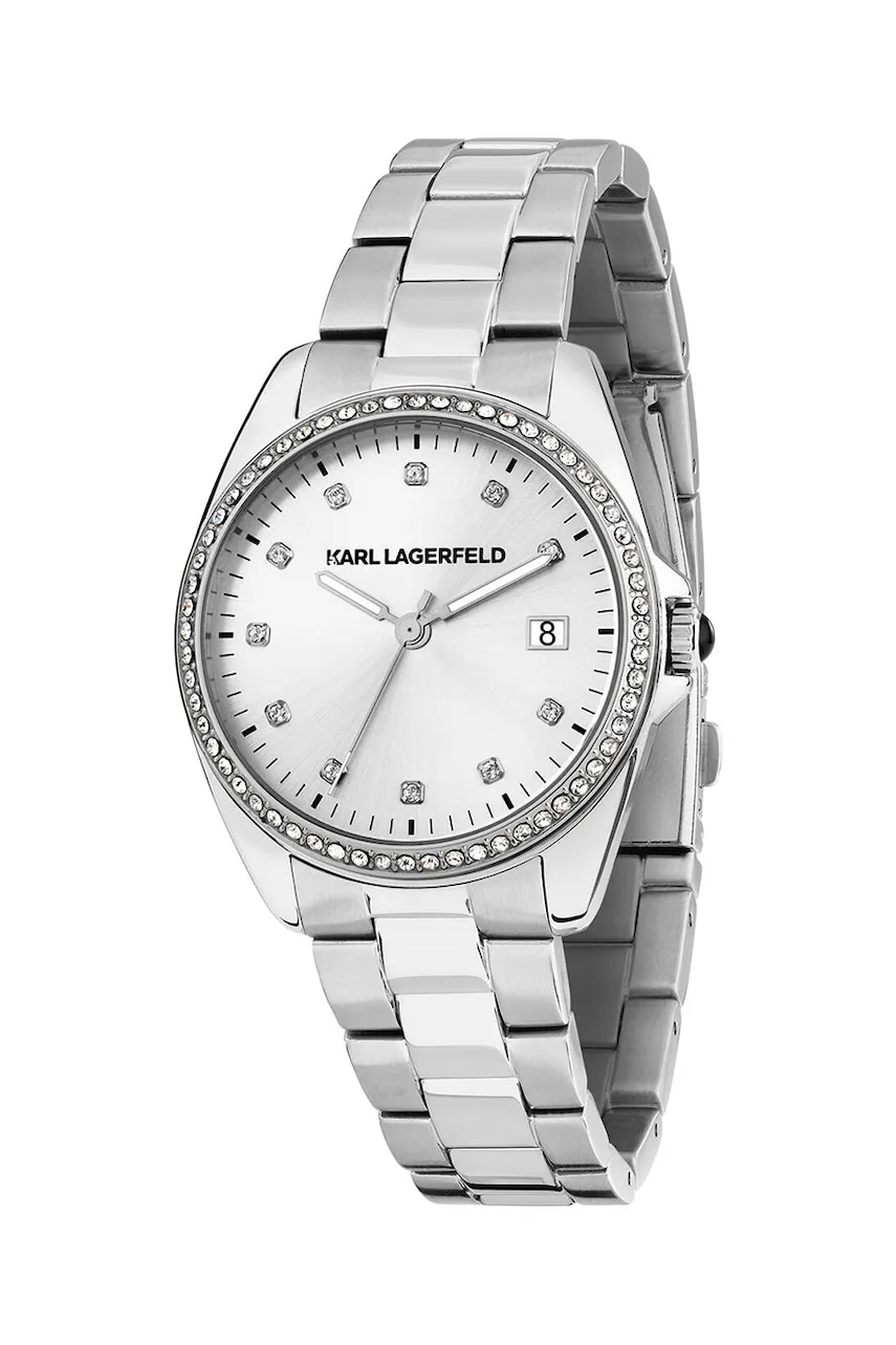 Karl Lagerfeld ceas femei, culoarea argintiu, R0553101510