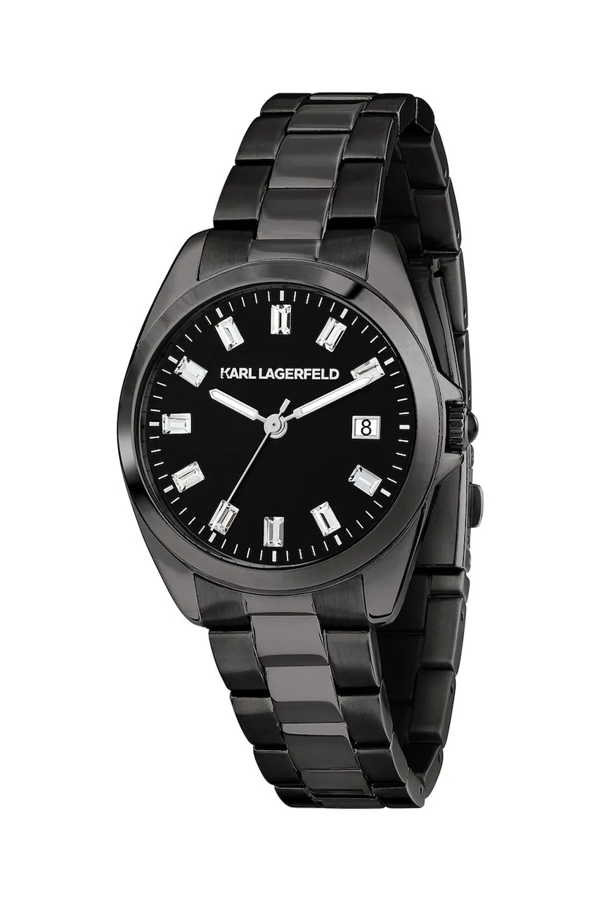 Levně Hodinky Karl Lagerfeld černá barva, R0553101513