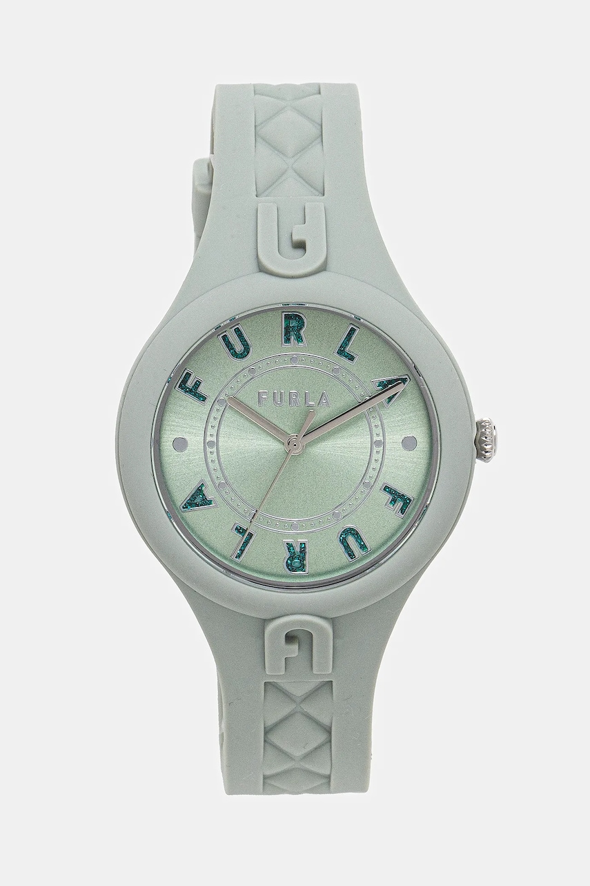 Furla ceas ATHLEISURE femei, culoarea verde, WW00056008L1