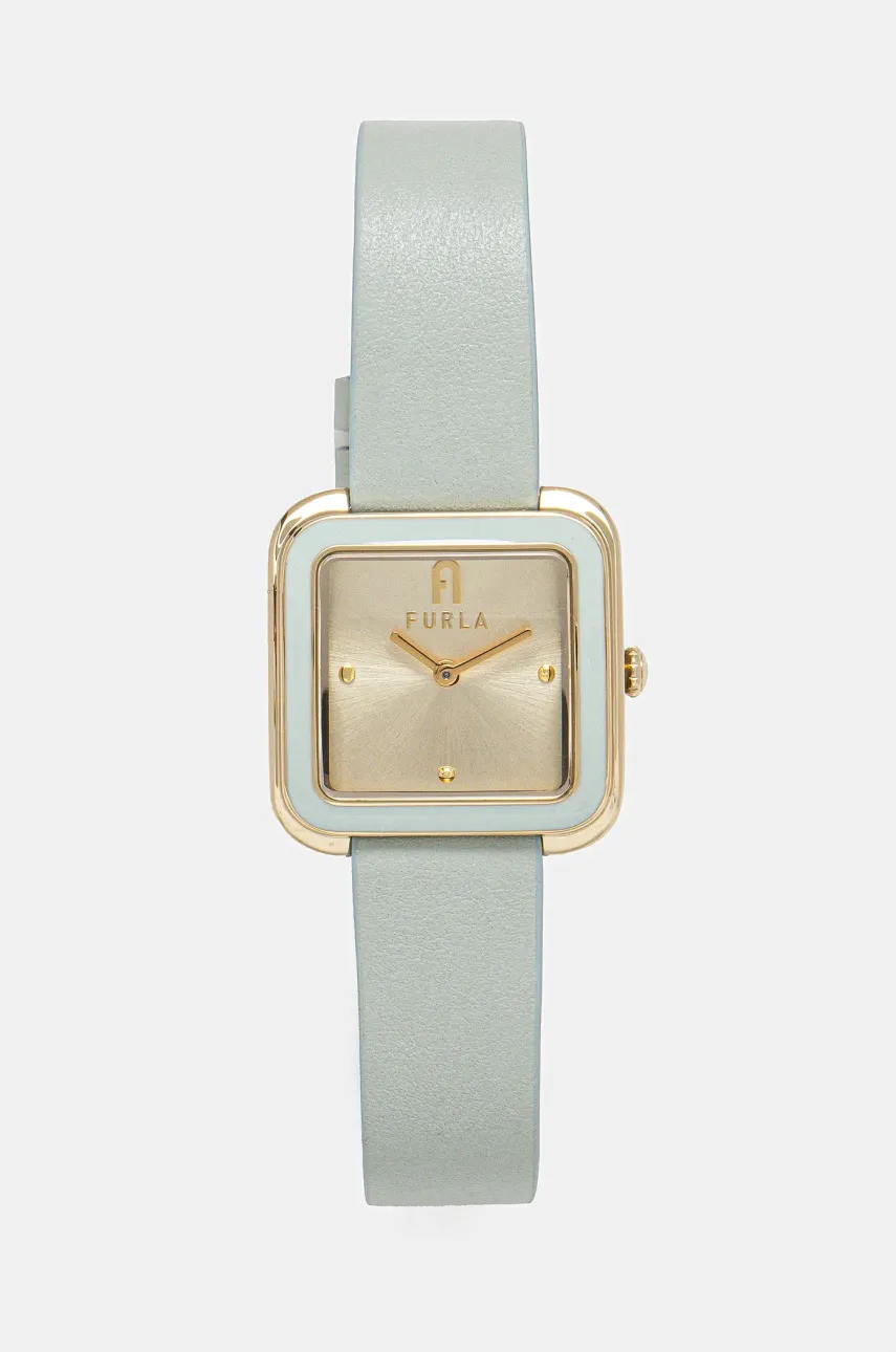 Furla ceas HERITAGE femei, culoarea verde, WW00058009L2
