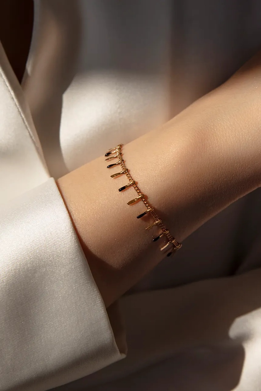 Позолоченный браслет Lilou 248/160/BRA/NO2/CZA/PO