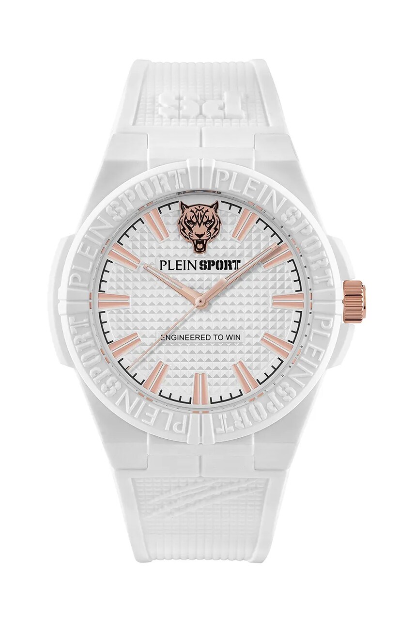 PLEIN SPORT ceas LASERSTRIKE culoarea alb, PSFGA0125