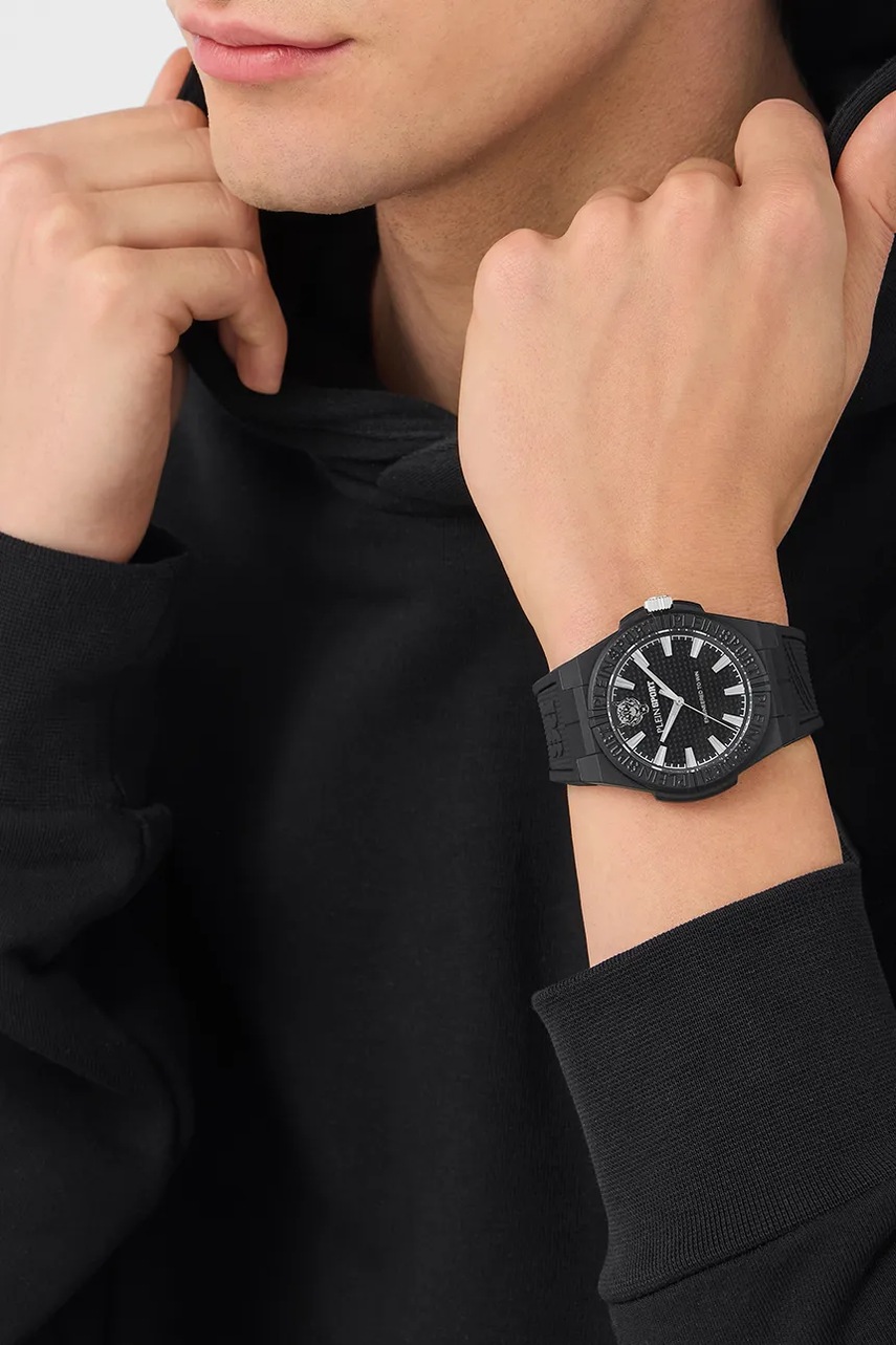 Ρολόι PLEIN SPORT LASERSTRIKE χρώμα: μαύρο, PSFGA0225 φωτογραφία