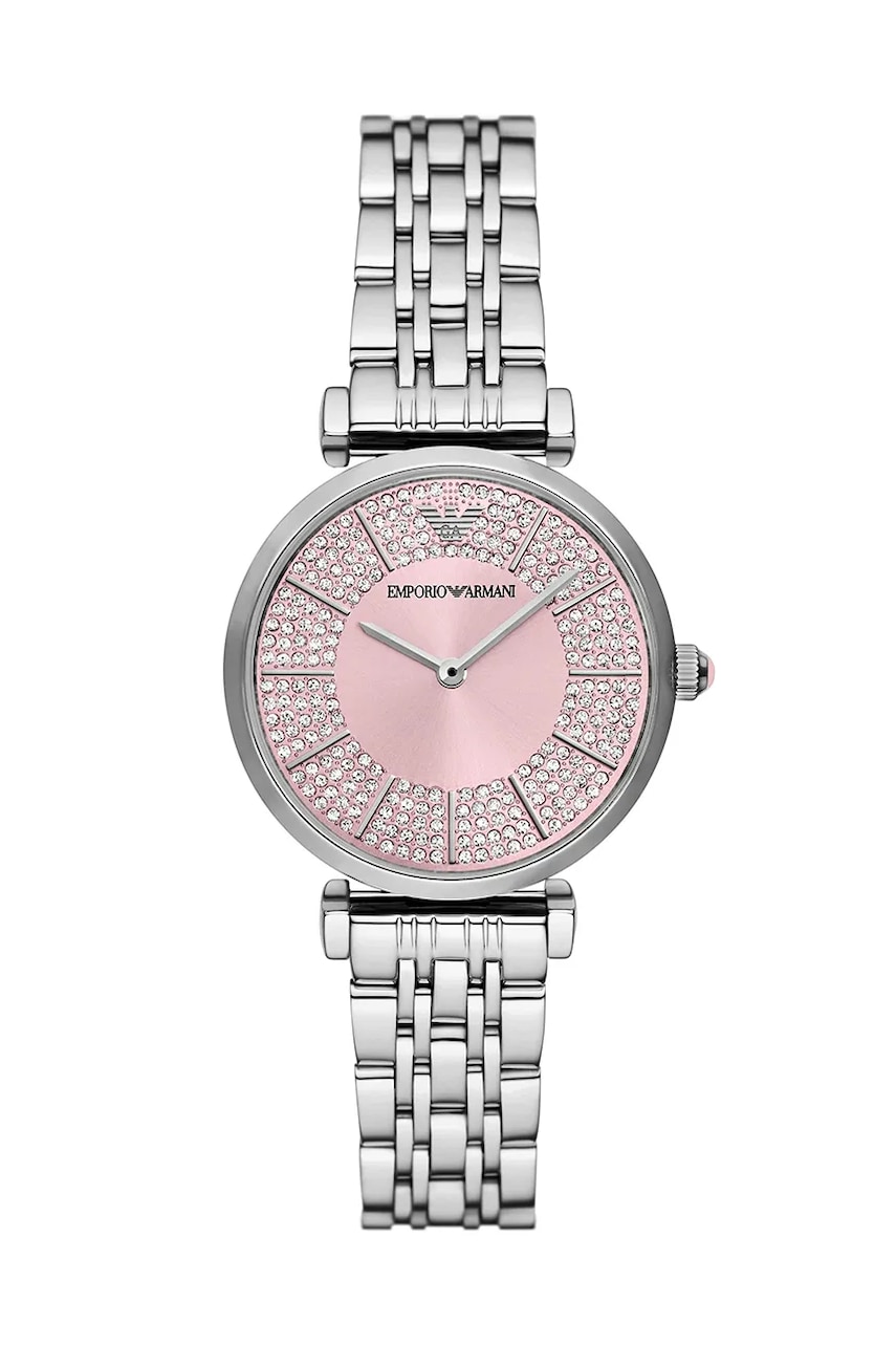 Levně Hodinky Emporio Armani dámské, stříbrná barva, AR11686
