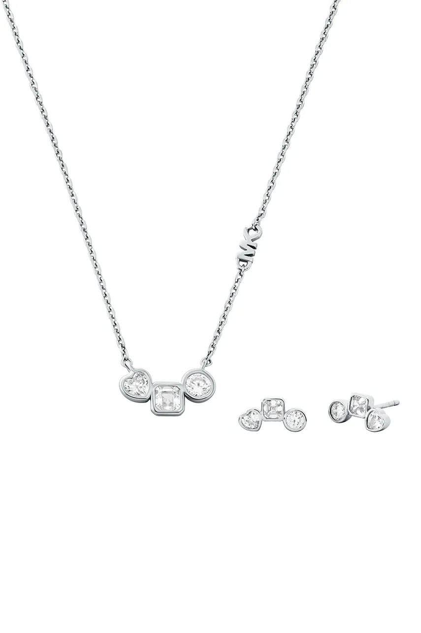 Michael Kors colier si cercei din argint MKC1767SET