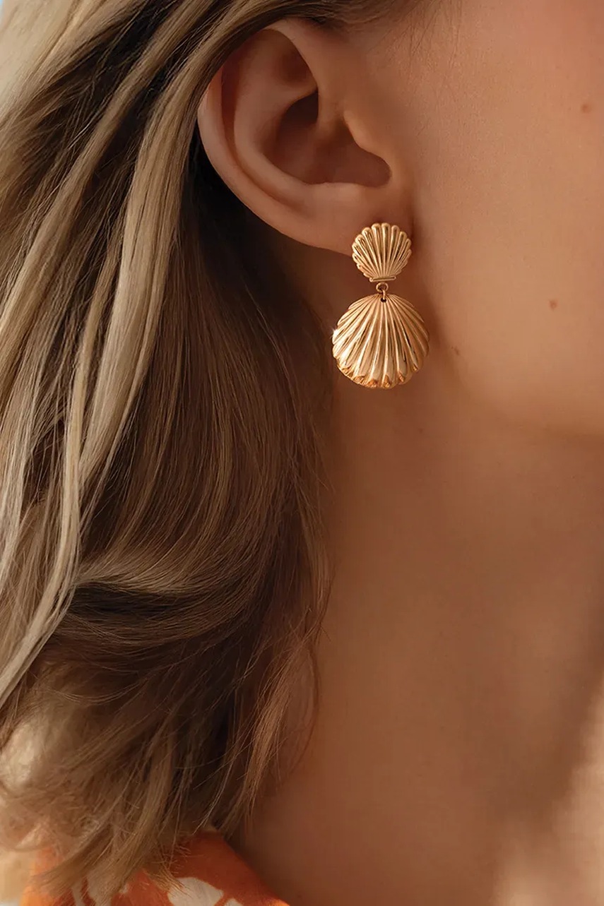 Позолоченные серьги Lilou Venus 254/34/KOL/PO