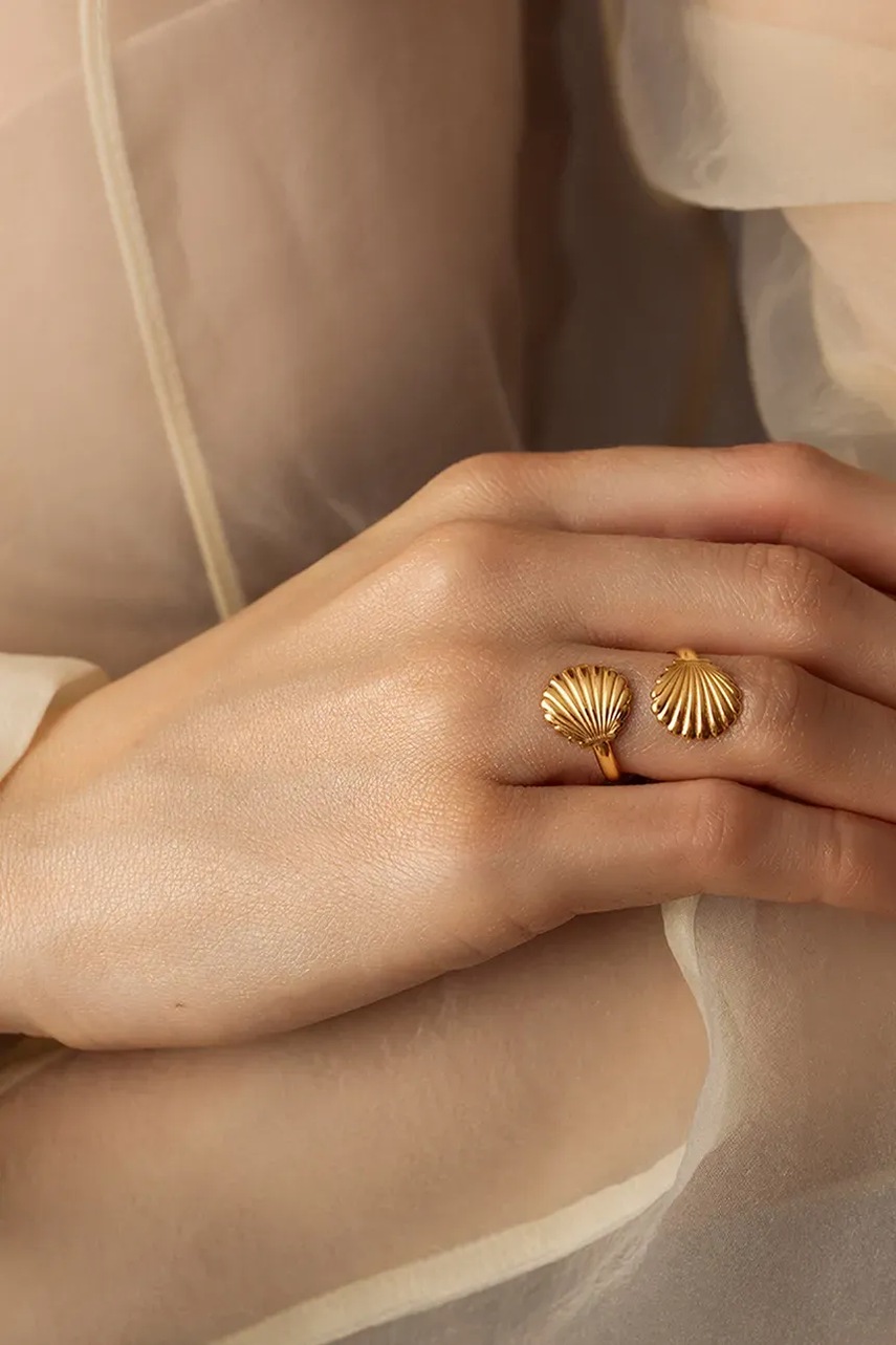 Позолоченное кольцо Lilou Venus 254/PIE/PO