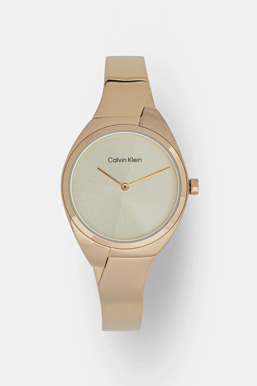 Hodinky Calvin Klein dámské, zlatá barva, 25200235