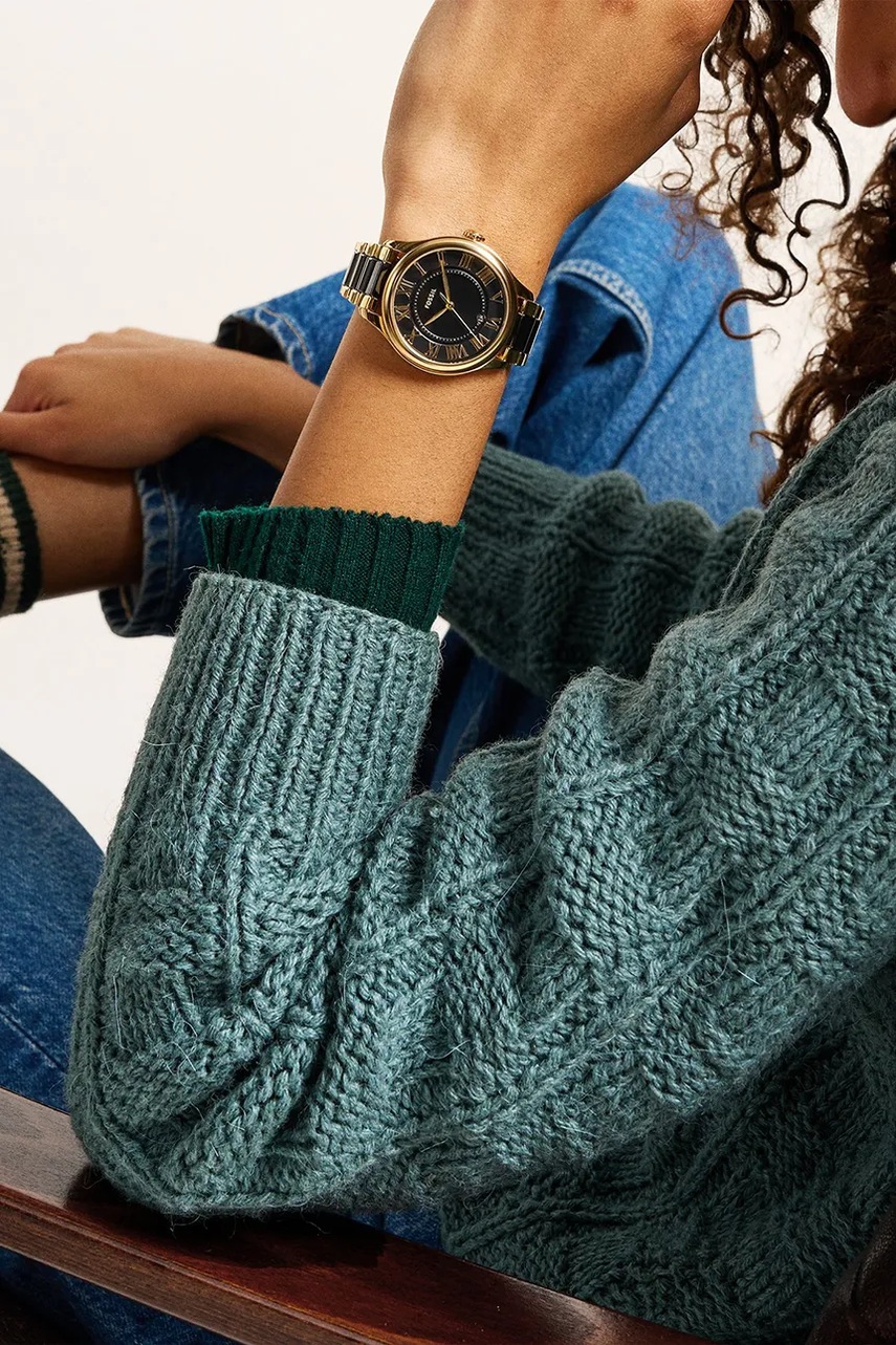 Ρολόι Fossil χρώμα: χρυσαφί, CE1132 φωτογραφία