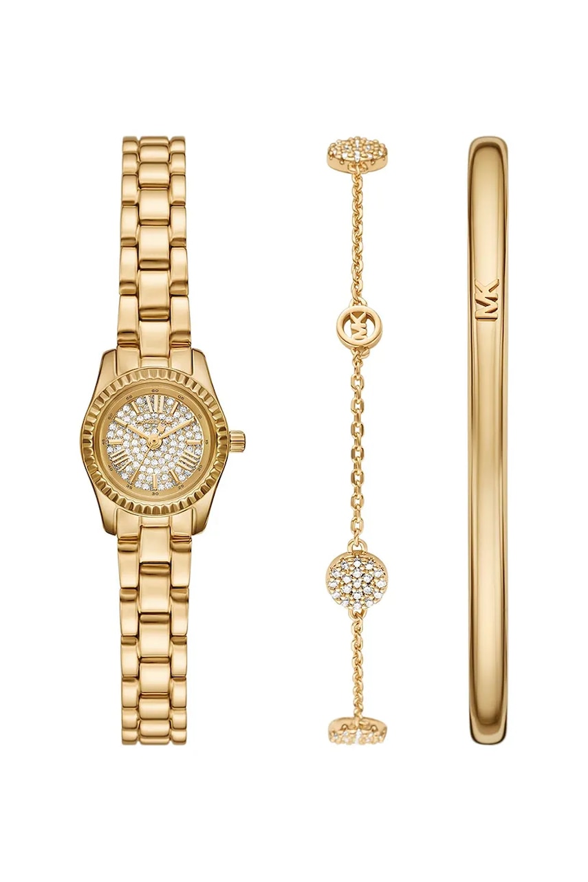 Michael Kors ceas și bratari culoarea auriu, MK4944SET