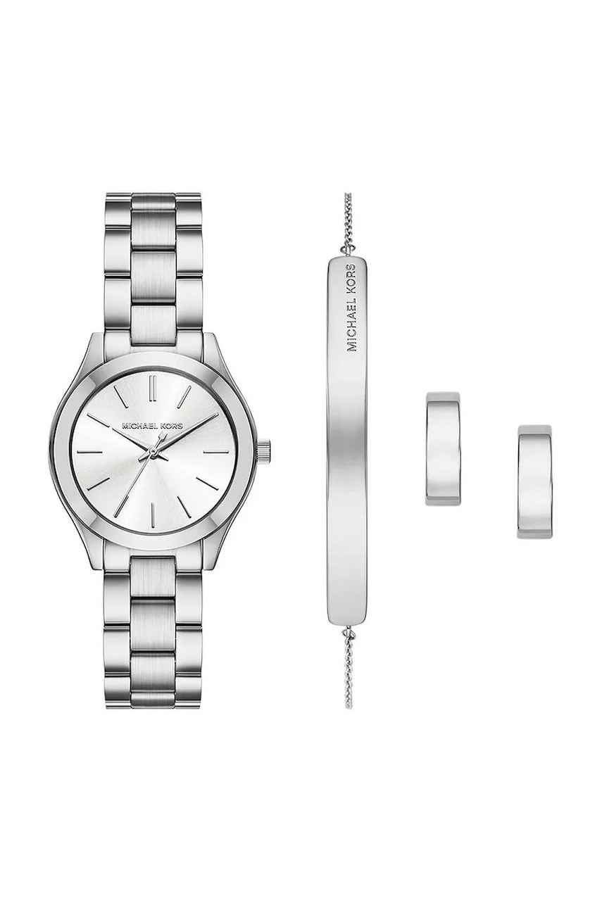 Michael Kors ceas culoarea argintiu, MK7563SET