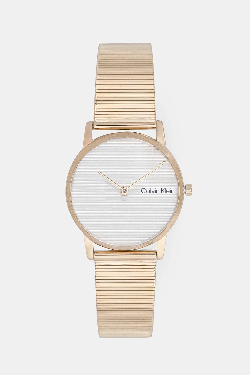 Levně Hodinky Calvin Klein dámské, zlatá barva, 25100035