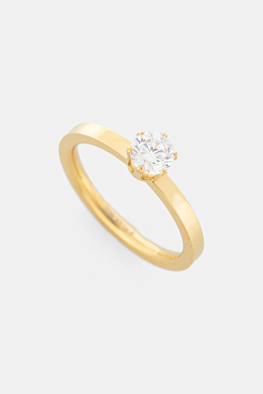 EDBLAD inel placat cu aur Crown 41630117