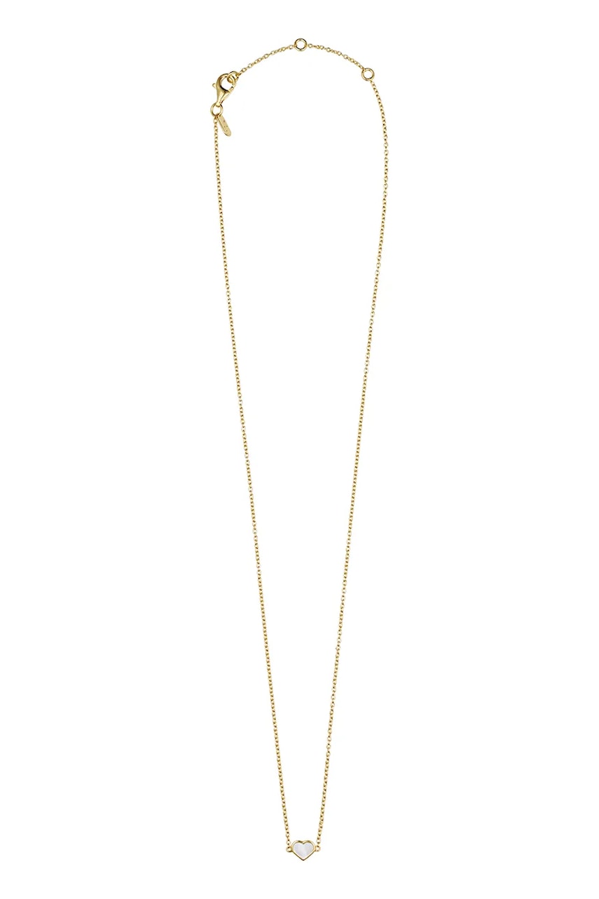 Design Letters colier din argint placat cu aur 90304018PEARL