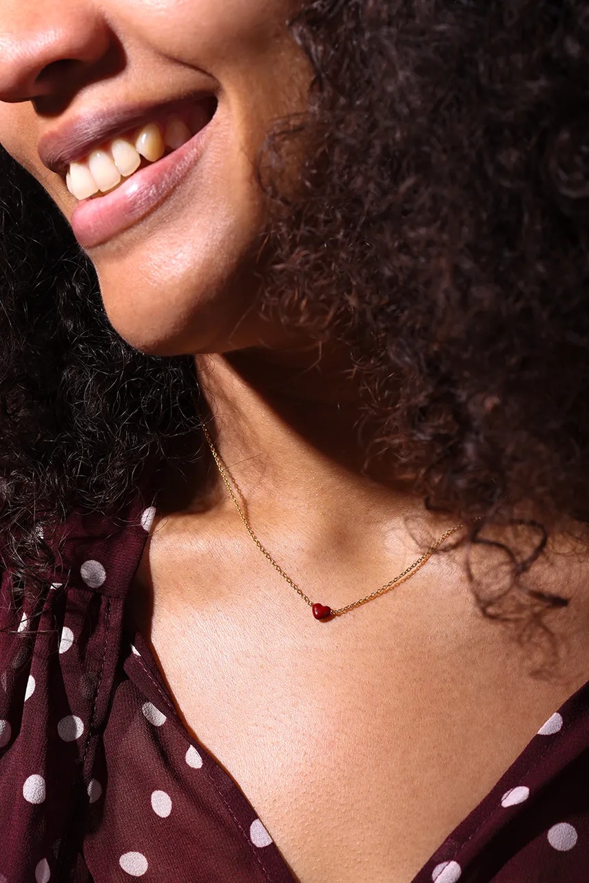 Κολιέ από επιχρυσωμένο ασήμι Design Letters φωτογραφία