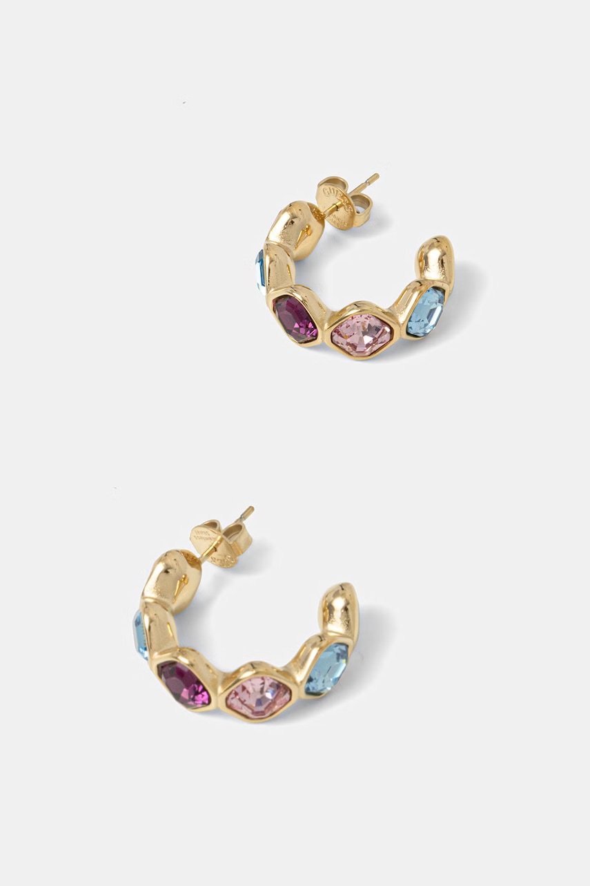 Guess σκουλαρίκια γυναικεία από ανοξείδωτο ατσάλι με κρύσταλλο MAMOUNIA