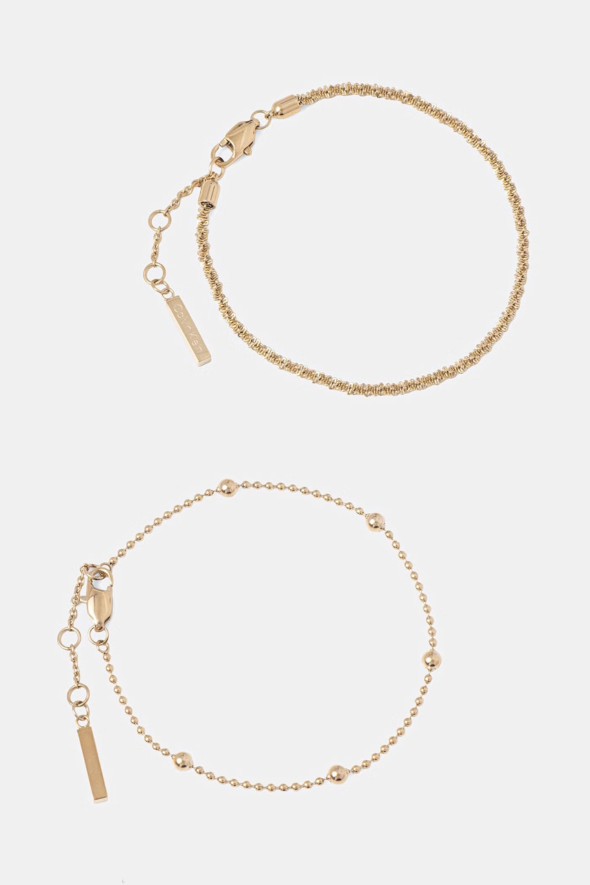 Calvin Klein brățară pentru femei, din oțel inoxidabil pachet de 2