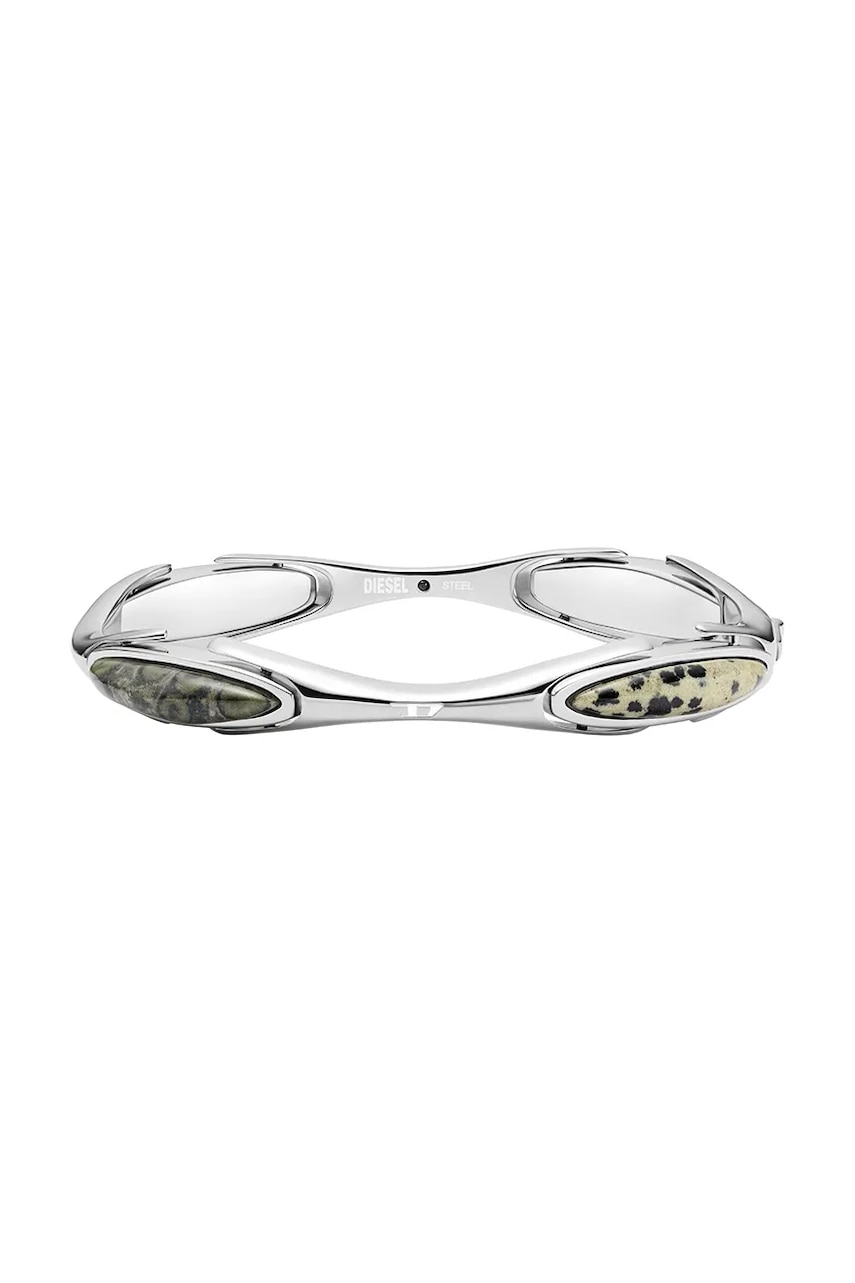 Diesel brățară pentru femei, din oțel inoxidabil cu jasp