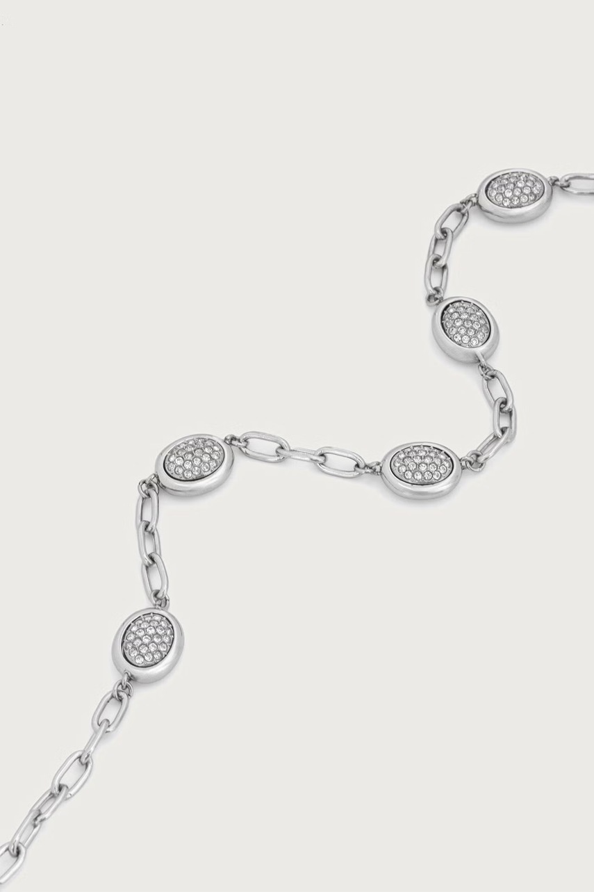 Trussardi κολιέ από ανοξείδωτο ατσάλι