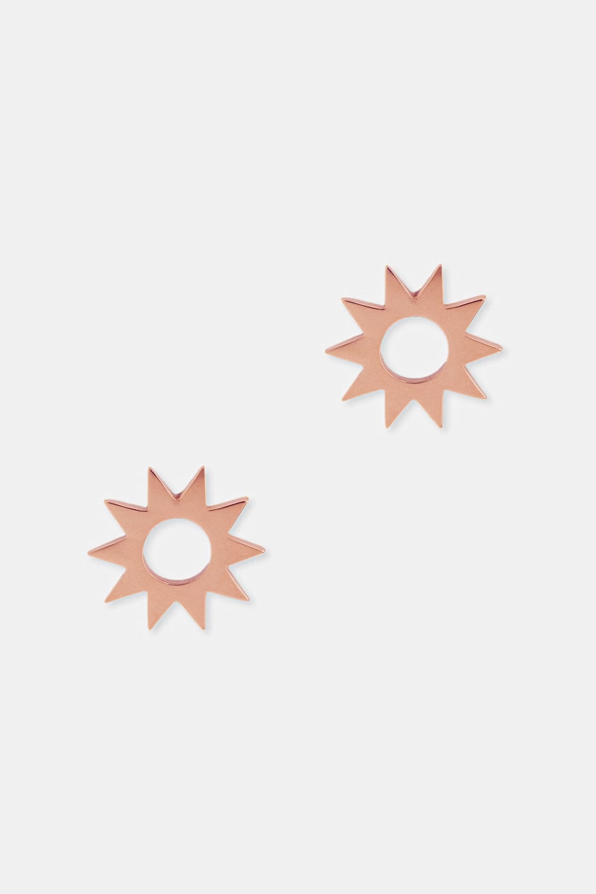 Lilou σκουλαρίκια γυναικεία επιχρυσωμένα χωρίς πέτρα K/AZUR/133/RZ χρυσαφί ONE SIZE