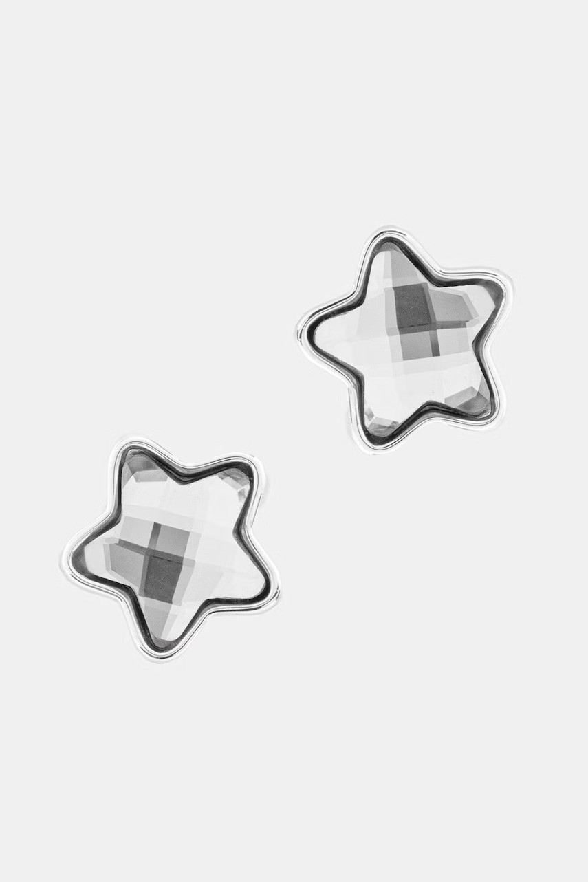 Lilou σκουλαρίκια Γυναικεία επάργυρα Mini Icons 176/10/KOL/26/BIA/SR ασημί ONE SIZE