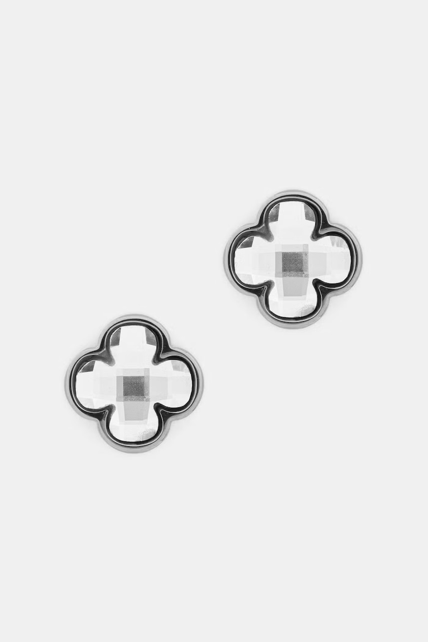 Lilou σκουλαρίκια Γυναικεία επάργυρα Mini Icons 176/10/KOL/4/BIA/SR ασημί ONE SIZE