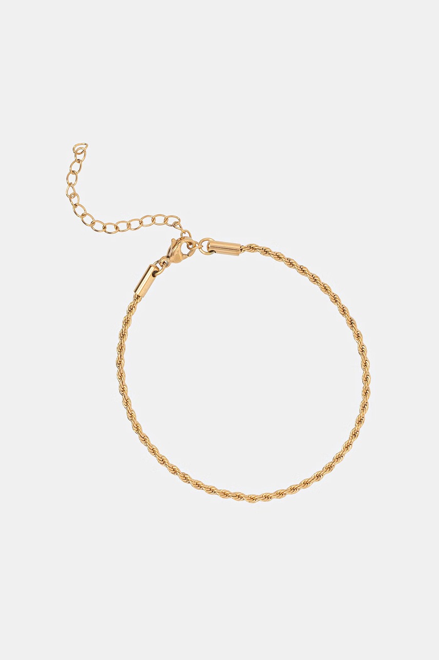 Levně Lilou náramek dámský z pozlaceného kovu