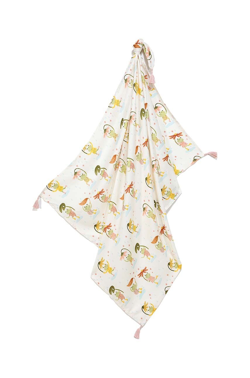 Бамбукове покривальце для немовлят La Millou FROGS Бамбукове покривальце для немовлят La Millou FROGS