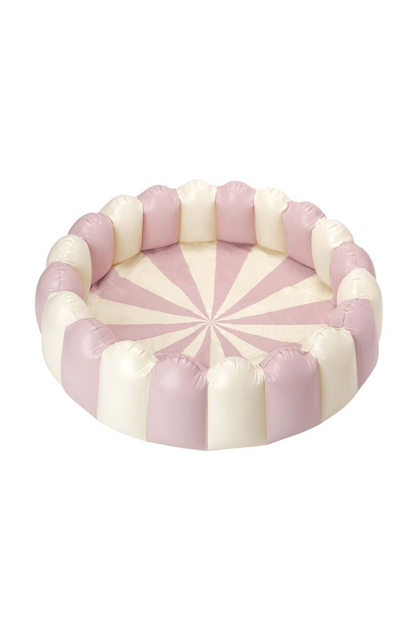 Petites Pommes piscina pentru copii HENRY 160CM X 45CM culoarea roz, HENRY