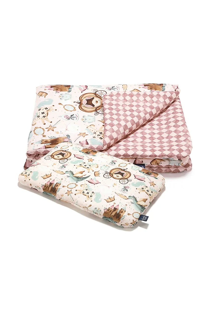 La Millou set de lenjerie de pat din bumbac pentru copii PRINCESS Komplet Pościeli Bawełnianej