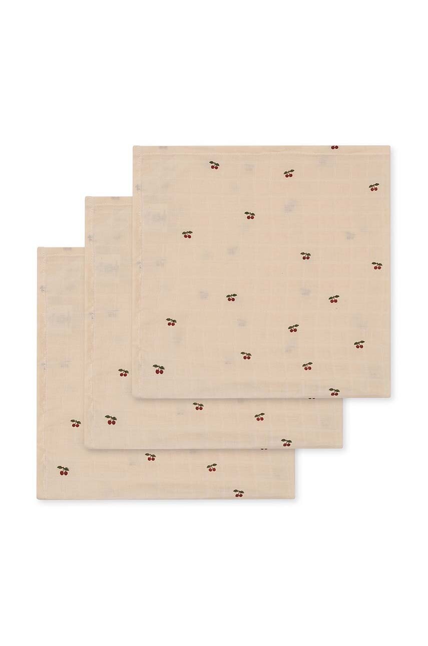 Levně Dětská plenka Konges Sløjd 3 PACK MUSLIN CLOTH GOTS 3-pack