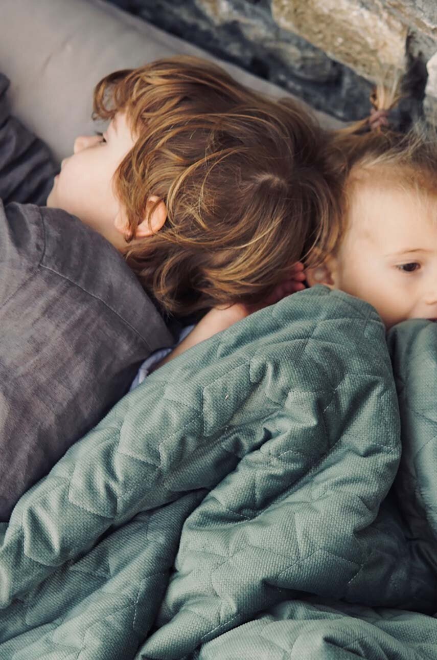 Утеплена ковдра для немовлят La Millou Velvet Pure KHAKI