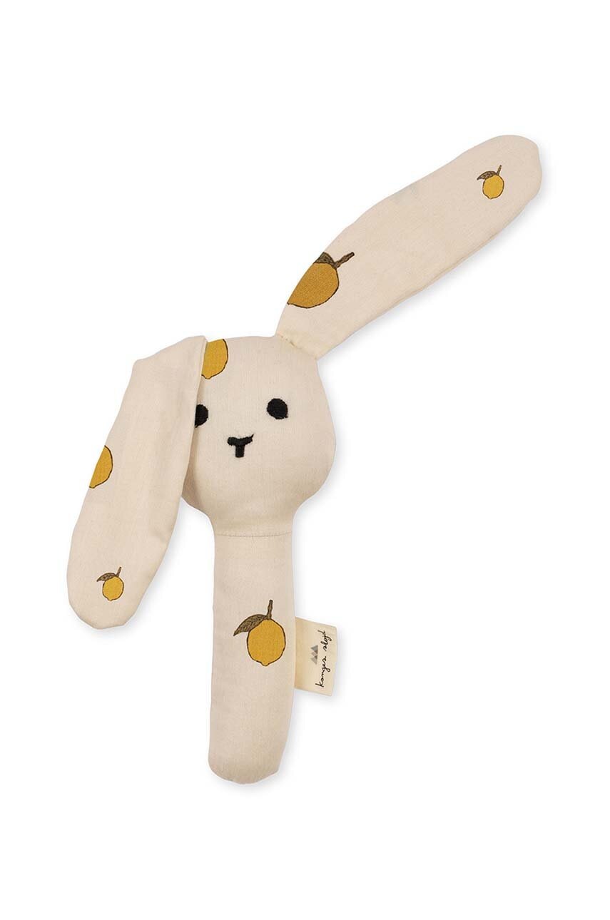 

Бебешка дрънкалка Konges Sløjd BUNNY HAND RATTLE KS101812, Бежов